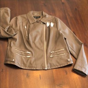 Faux Leather Jacket
